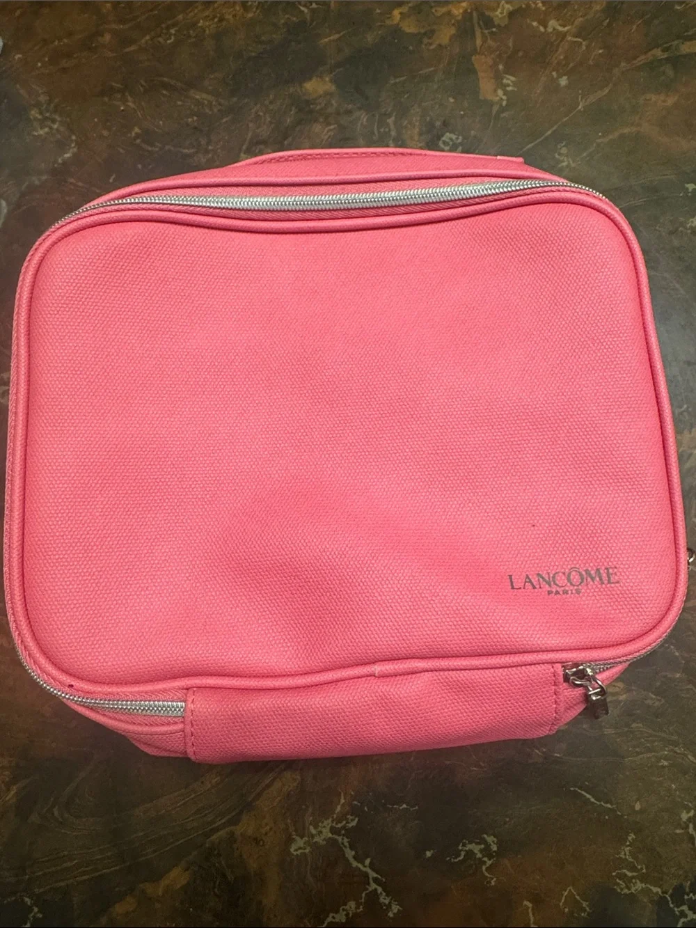 Lancôme Pink Cosmetic Travel Case